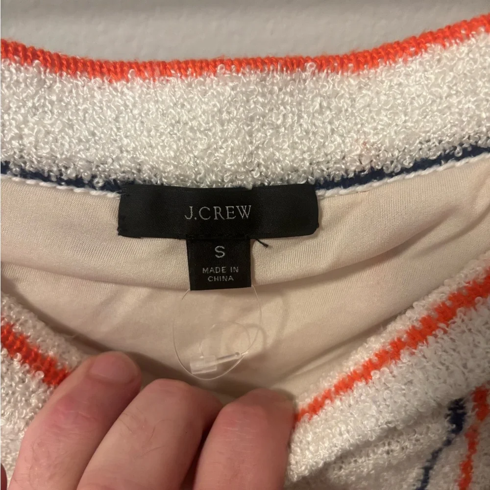 J. CREW Flared sweater-skirt in stripe - Picture 4 of 9